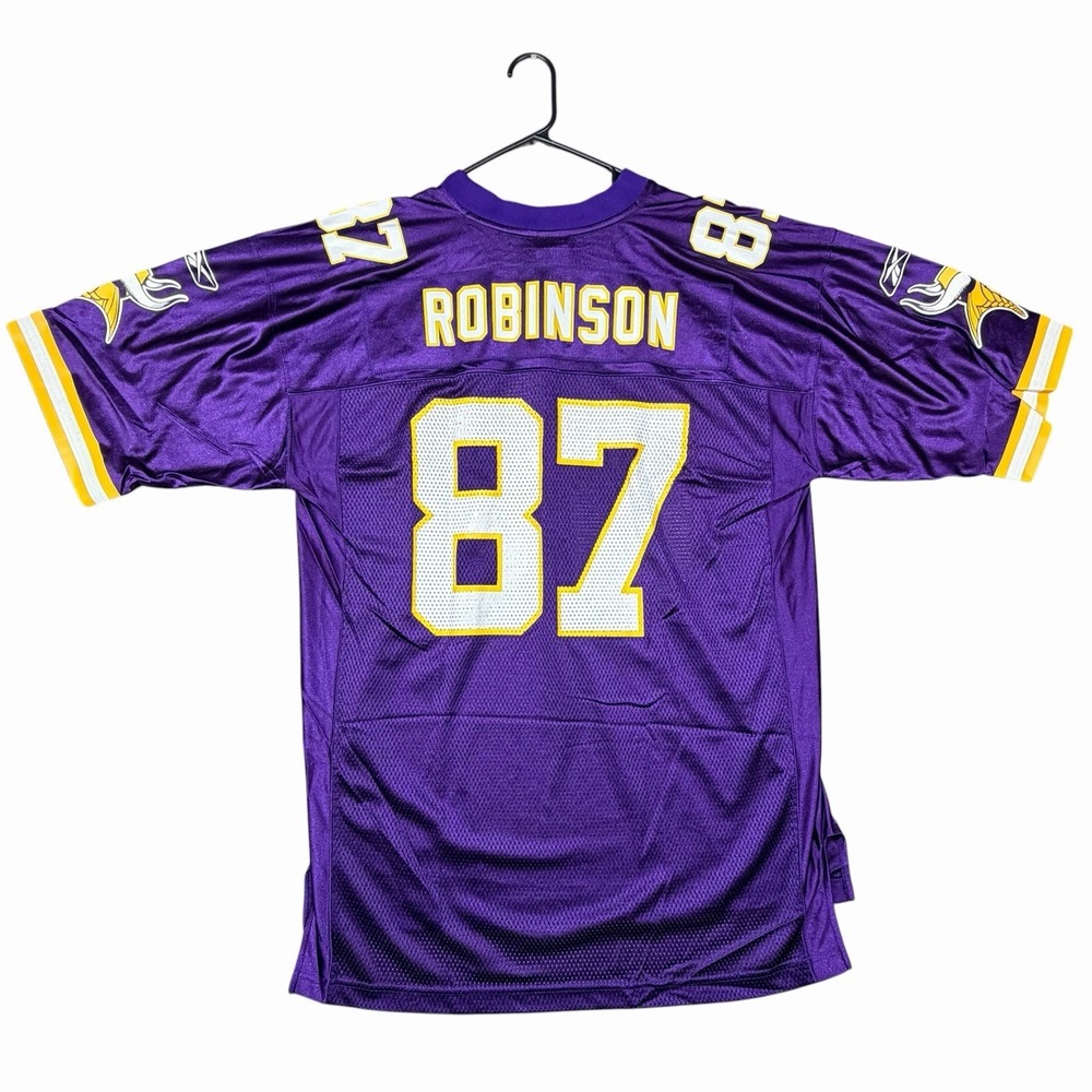 NWT Reebok NFL Minnesota Vikings On-Field Retro Jersey #87 Marcus‎ Robinson SZ L